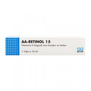 AA-Retinol 15 Vitamine A Augensalbe für Hund & Katze 2 x 10 ml von AA-Vet