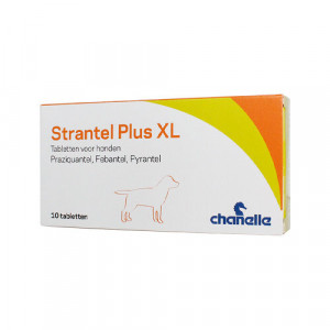 Strantel Plus XL Entwurmungstabletten für grosse Hunde 10 Tabletten von Strantel