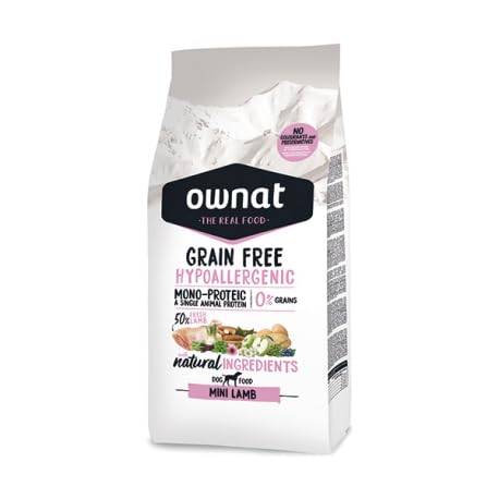 Hypo OWNAT Grain Free Mini Lamb Hundefutter 1 kg von Ownat