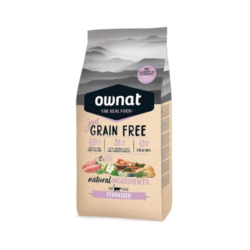 Optima Ownat Just Grain Free sterilisiert Ich denke an sterilisierte Hühnerkatzen von Ownat