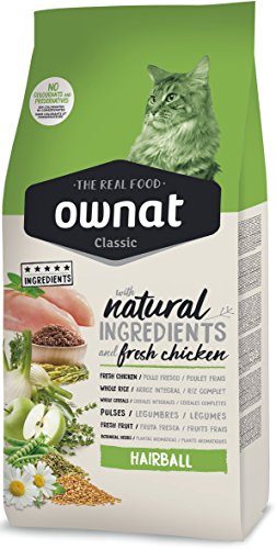 Ownat Classic Hairball Katzenfutter, 4000 g von Ownat