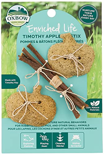 Oxbow Enriched Life Timothy Apples and Stix for Small Animals von Oxbow