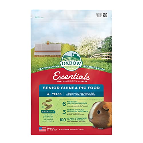 Oxbow Essentials Senior Guinea Pig Food - All Natural Food Pellets for Senior Guinea Pigs - 8 lb. von Oxbow