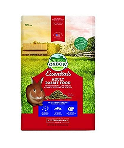 Petlife Oxbow Bunny Basics T Komplettfutter für ausgewachsene Kaninchen, 4,5 kg von Oxbow