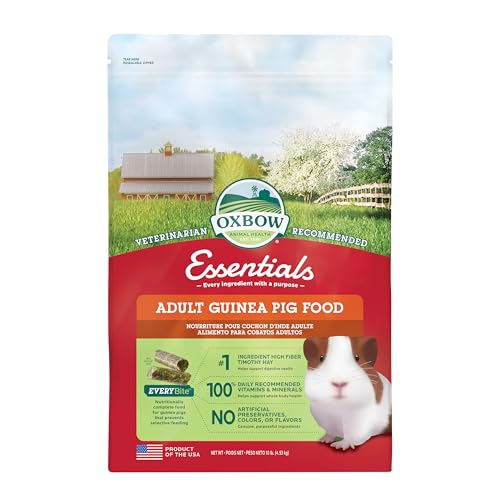 Petlife Oxbow Cavy Cuisine Komplettfutter für ausgewachsene Meerschweinchen, 4,5 kg von Oxbow