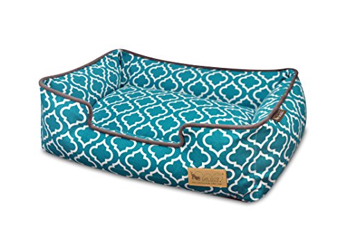 P.L.A.Y. – Pet Lifestyle & You PY3012CLF Lounge Bett Moroccan, L, Teal von P.L.A.Y. – Pet Lifestyle & You