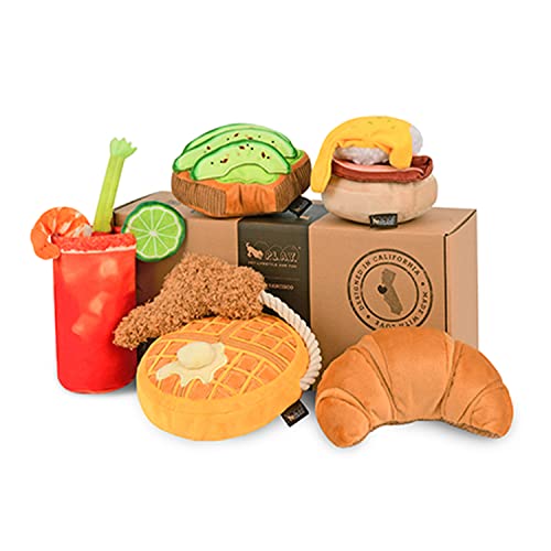 Barking Brunch Collection Toys Set (B2C) - 1 Set (i.e. 5 pcs) with Gift Box (New!) von P.L.A.Y. – Pet Lifestyle & You