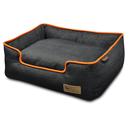 P.L.A.Y. – Pet Lifestyle & You PY3001AMF Lounge Bett Denim, M, orange von P.L.A.Y. – Pet Lifestyle & You