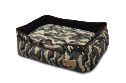 P.L.A.Y. – Pet Lifestyle & You PY3003BMF Lounge Bett Camouflage, M, grün von P.L.A.Y. – Pet Lifestyle & You