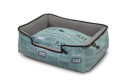 P.L.A.Y. – Pet Lifestyle & You PY3006BLF Lounge Bett Dog's Life, L, hellblau von P.L.A.Y. – Pet Lifestyle & You