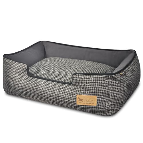 P.L.A.Y. – Pet Lifestyle & You PY3011DMF Lounge Bett Houndstooth, M, schwarz/grau von P.L.A.Y. – Pet Lifestyle & You