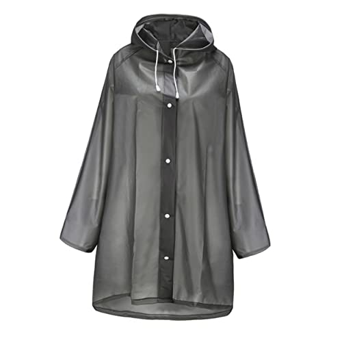 PACKOVE Wiederverwendbare Regenbekleidung Regenponchos Für Erwachsene Overall Durchsichtiger Regenponcho Regenponchos Für Damen Regenmantel Für Damen Regenjacke Südkorea Verbunden Fräulein von PACKOVE