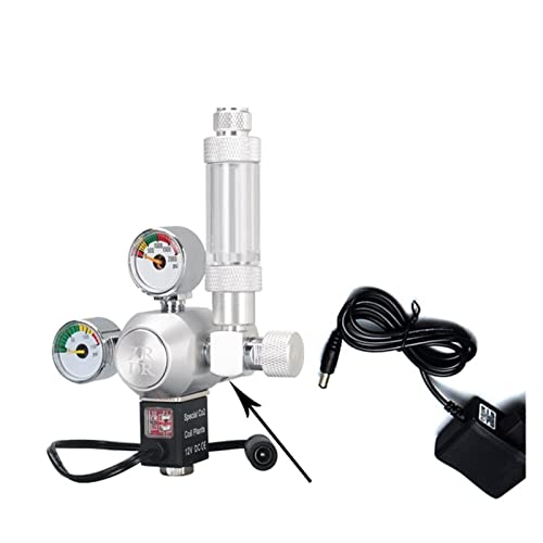 CO2-Regler DIY Aquarium CO2 Regulato unabhängiger Magnetventil -Design -Kit Fischtank CO2 Druckverringerung des Steuerungssystems Ventilgeräte Fasswerkzeuge (Color : R103X, Size : CGA320) von PACUM