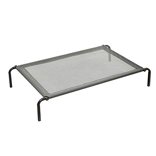Hundebetten, wasserdicht, für den Außenbereich, tragbares, erhöhtes, kühlendes Haustierbett mit atmungsaktivem Netz, 68 cm/90 cm/102 cm/122 cm Länge, verbesserter Schlaf (Farbe: Grau, Größe: S (68 x Hundebetten, wasserdicht, für den Außenbereich, tragbares, erhöhtes, kühlendes Haustierbett mit atmungsaktivem Netz, 68 cm/90 cm/102 cm/122 cm Länge, verbesserter Schlaf (Farbe: Grau, Größe: S (68 x von PACUM