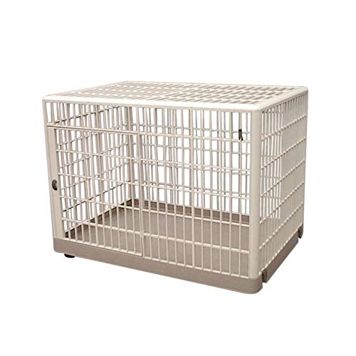 PACUM Hundebett, Hundebox, Haustierhütte, Box für mittelgroße und kleine Hunde, Hundekäfig mit Rädern, Hundesofa Vision von PACUM