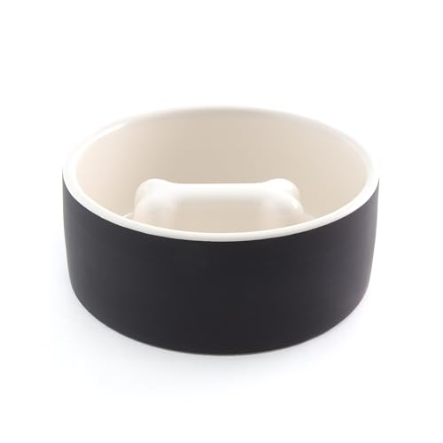 PAIKKA Slow Feed Bowl Black M von PAIKKA