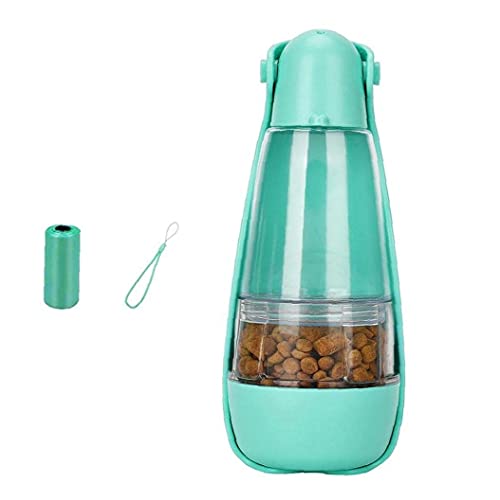 Portable Dog Water Bottle Pet Water Dispenser Antibacterial Food Grade Leak Proof Dog Cat Green von PAKEY