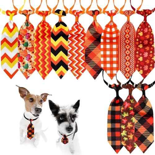 PALANK 5 Pcs Hundehalsband Fliege | Halloween-Halsband für Haustiere | Weiche Halloween-Katze-Hunde-Fliegen-Krawatten, Halloween-Hunde-Fliege-Halsband für kleine und mittelgroße Haustiere von PALANK
