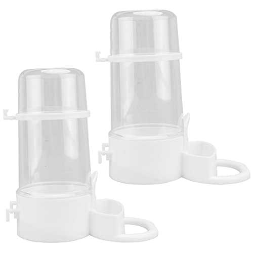 PAMINGONO Robuster und langlebiger Vogeltränkenapf automatischer Futter- und Wasserspender 2er-Pack für Hühner und Ziervögel von PAMINGONO