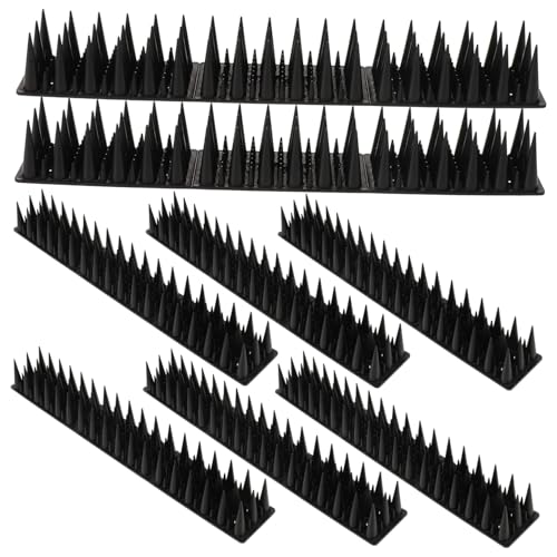 PAMINGONO 8st Vogelspike-abschreckung Outdoor-gartenbedarf Vogelspitze Im Freien Erdspieß Für Draußen Eichhörnchenspitzen Anti-Katzen-Spike-pad Vogel-plastikspieß Taubenspikes Für Zäune Pp von PAMINGONO