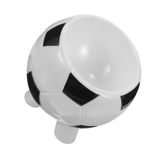 PAMINGONO Fußball-Haustiernapf Automatisches Haustierwasser Katzenwasserbrunnen einfacher Hundenapf Tierfutter Erhöhter Katzennapf pet Shop pet Supplies dogbowl hundefutter Haustiere Keramik von PAMINGONO