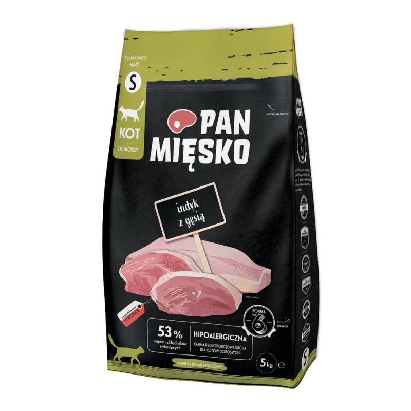 Pan Mięsko Cat Truthahn mit Gans Small - 5 kg von PAN MIĘSKO