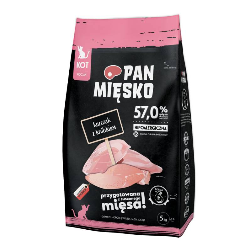 Pan Mięsko Kitten Huhn mit Kaninchen XS - 5 kg von PAN MIĘSKO