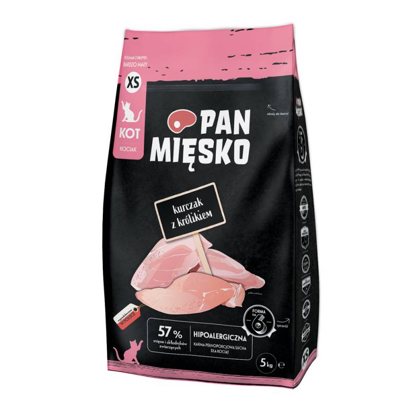 Pan Mięsko Kitten Huhn mit Kaninchen XS - 5 kg von PAN MIĘSKO