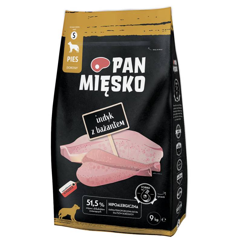 Pan Mięsko Small Truthahn mit Fasan - 9 kg von PAN MIĘSKO