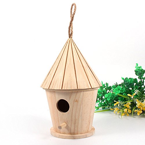 PANGHUBO New Nest House Bird Box Dox House House Box Bird Bird Wooden Bird Box Other Plastic Hummingbird Feeders (C) von PANGHUBO