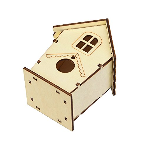 PANGHUBO Vogel-Nistkasten, Holz-Vogel-Nistkasten zum Aufhängen, Holz-Vogelhaus für draußen, Garten, Terrasse, dekorativer Nistkasten, Vogelhäuser für kleine Vögel (I) von PANGHUBO