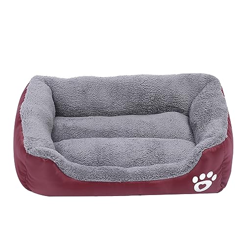 Haustierbett für Hunde und Welpen, pelziges Kissen, Sofa für kleine bis Haustiere, kreatives Haustierbett von PANHDK