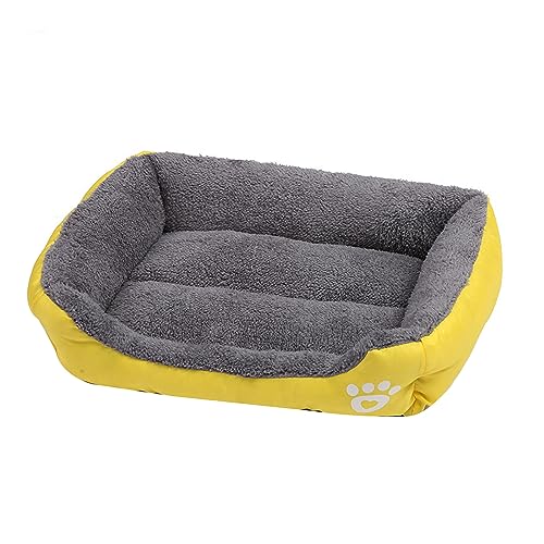 Haustierbett für Hunde und Welpen, pelziges Kissen, Sofa für kleine bis Haustiere, kreatives Haustierbett von PANHDK