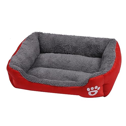 Haustierbett für Hunde und Welpen, pelziges Kissen, Sofa für kleine bis Haustiere, kreatives Haustierbett von PANHDK