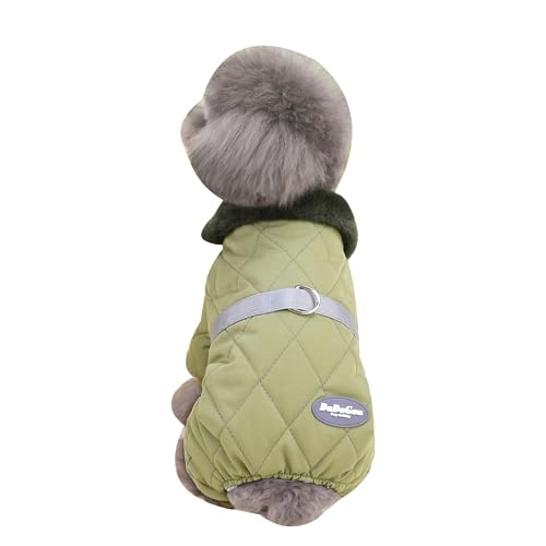 Warmer Hundemantel für Outdoor-Aktivitäten, Welpenkleidung, Katzen, winddichter Overall, modische Hundekleidung, Chihuahuas, Teddydog-Outfit von PANHDK