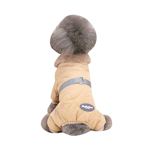 Warmer Hundemantel für Outdoor-Aktivitäten, Welpenkleidung, Katzen, winddichter Overall, modische Hundekleidung, Chihuahuas, Teddydog-Outfit von PANHDK