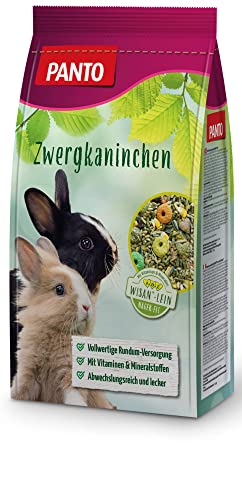 PANTO® Zwergkaninchenfutter 2.5 kg, 4er Pack (4 x 2.5 kg) von PANTO