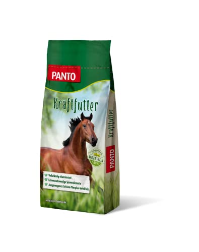 PANTO Formel A Pferdefutter 25 kg – Allroundpellet für die Krippenfütterung, Krippenfutter mit Allen wichtigen Vitaminen & Spurenelementen, Pelletfutter 5mm von PANTO