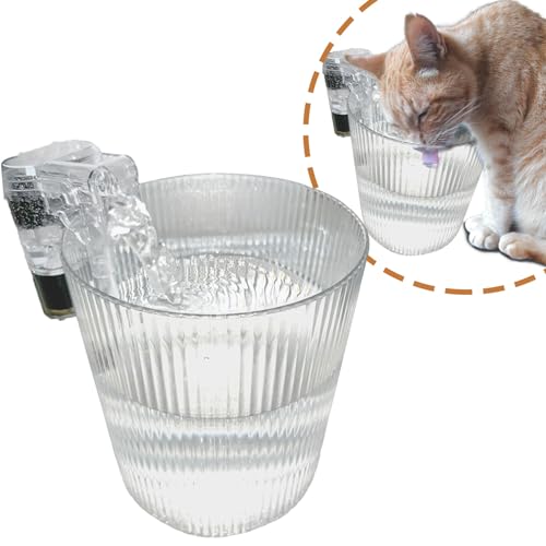 Drain Pet Cat Water Feeder, Desktop Cat Water Dispenser | Quiet Fountain Feeder Perfect for Cat & Dog, 850.5 g/0.9L von PAPIEEED