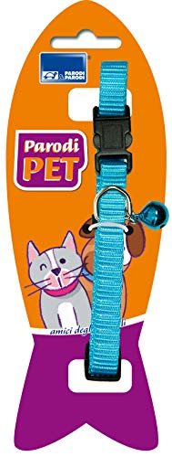 Parodi & Parodi Katzenhalsband aus Nylon mit Sicherheitsclip und Rassel, 20 g von PARODI & PARODI