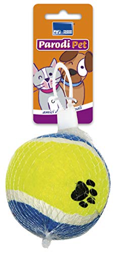 Parodi & Parodi Tennisball für Hunde Ø 7,5 cm, Tennisball für Hunde, Durchmesser 7,5 cm, Tennisball für Kautiere, Kauball für Hunde mit Sprungkraft, Sprungball für Hunde von PARODI & PARODI