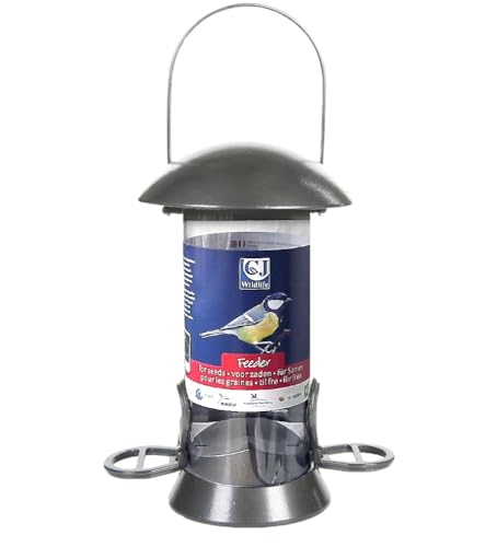 Claus Feeder Column XL - Vogelfutterspender, Vogelfutterspender mit Säule, Futterspender für mittlere und große Vögel, Futterspender mit Futterspender von PARROTPLANET.PL