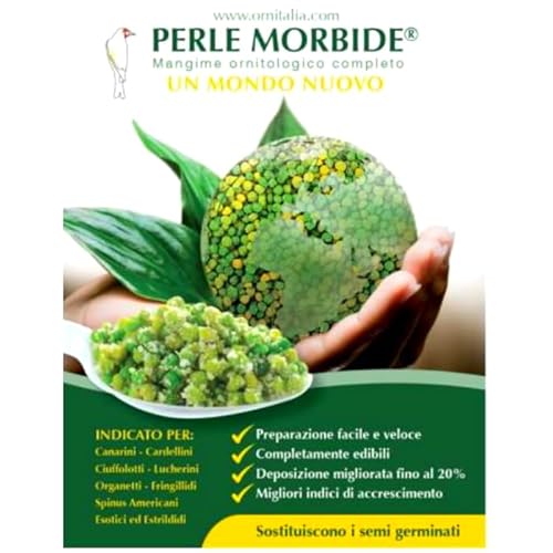 Ornitalia Perle Morbide - Leckere Sprossen in Kugeln für alle Papageien 4kg. Ornitalia Perle Morbide, Sprossen für Papageien, Bällchen für Papageien, Leckerbissen für Papageien, gesundes Vogelfutter von PARROTPLANET.PL