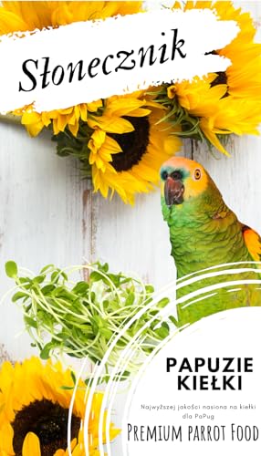 Premium Parrot Food | Sonnenblume | Sprossensamen | Für Papageien 50G von PARROTPLANET.PL