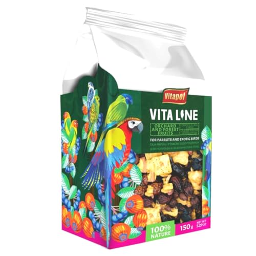 Vitapol VITALINE - Wald- und Streuobst für alle Papageien 150g von PARROTPLANET.PL