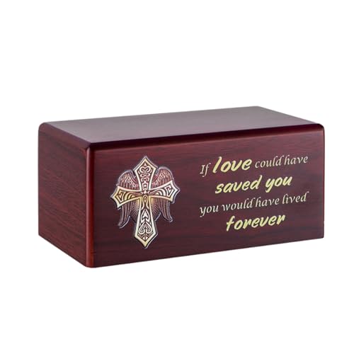 PASHFSA Box Beerdigung Feuerbestattung Box Memorial Urnen Box Andenken Beerdigung Schatullen Memorial Geschenk von PASHFSA