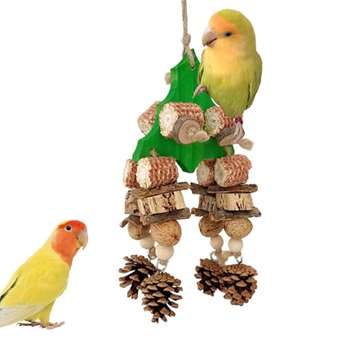 PASSI Vogelspielzeug - Papageienkäfig Spielzeug - Papagei Käfig Spielzeug Papagei Spielzeug Vogel Kauspielzeug Vogelspielzeug für Conure Lovebird Wellensittiche Vogelkäfig Zubehör von PASSI