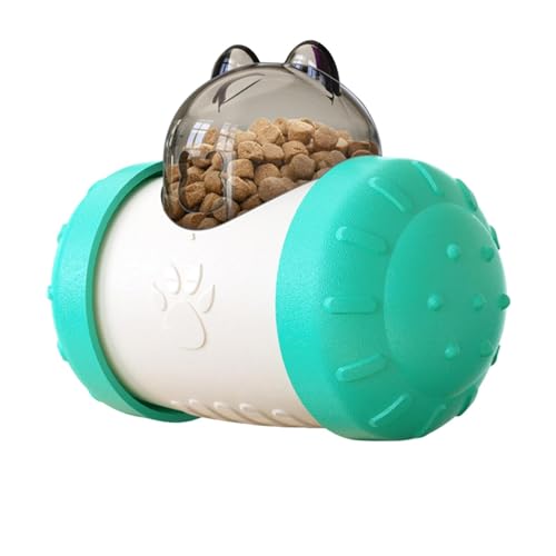 Tumbler Haustierspielzeug | Interaktiver Tumbler Swing Futterspender Ball für Katzen | Welpenverlobung Hundefutter Puzzle Feeder Ball für kleine, mittelgroße und große Hunde von PASSI