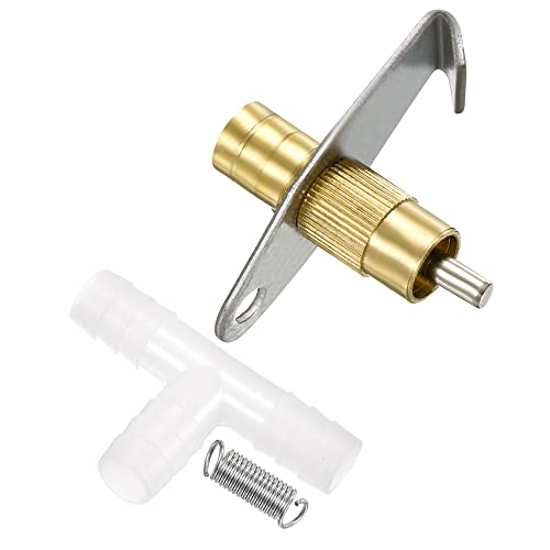 PATIKIL 36.5x13.5mm Kaninchen Wasserträger 10 Set Automatik Tränke für Klein Tier Golden von PATIKIL