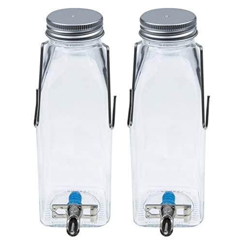 PATKAW 1 Satz Haustier Wasserspender Hase Wasserflasche Für Hamster Kaninchenwasser Ratte Wasserflasche Tropffreie Wasserflasche Kaninchen Trinkflasche Wasserdicht Kaninchenkäfig Glas von PATKAW